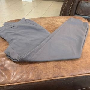 Dahlia Collection Modern Fit gray straight pantsB2